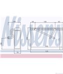 ИЗПАРИТЕЛ КЛИМАТИК OPEL VECTRA B HATCHBACK (1995-) 2.5 i V6 - NISSENS