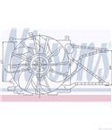 ПЕРКА ВЕНТИЛАТОРНА OPEL ASTRA G COMBI (1998-) 1.7 CDTI - NISSENS