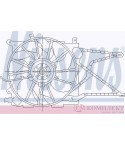 ПЕРКА ВЕНТИЛАТОРНА OPEL ASTRA G COMBI (1998-) 1.7 CDTI - NISSENS
