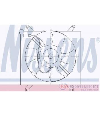 ПЕРКА ВЕНТИЛАТОРНА SUZUKI LIANA (2001-) 1.6 - NISSENS