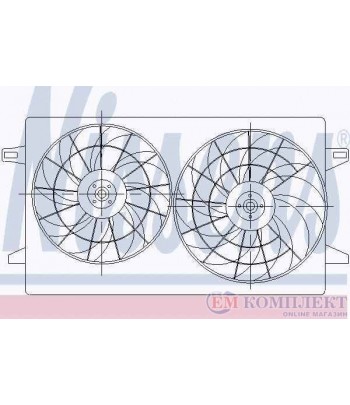 ПЕРКА ВЕНТИЛАТОРНА FORD USA WINDSTAR (1995-) 3.8 V6 - NISSENS