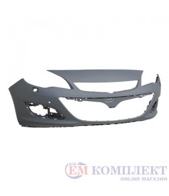 БРОНЯ ПРЕДНА ГРУНД С ДУПКИ ЗА ПАРКТРОНИК И ДУПКИ ЗА ПРЪСКАЛКИ OPEL ASTRA J (2013-)