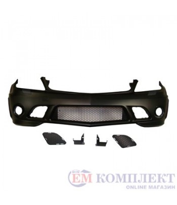 БРОНЯ ПРЕДНА С РЕШЕТКА С ДУПКИ ЗА ЧИСТАЧКИ MERCEDES C CLASS W204 AMG (2007-)