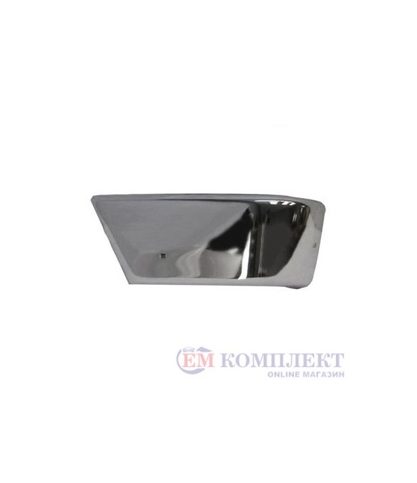 НАКРАЙНИК НА ПРЕДНА БРОНЯ ДЕСЕН ХРОМ MITSUBISHI P/U L200 87-92