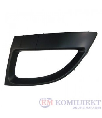 РЕШЕТКА В ПРЕДНА БРОНЯ ЛЯВА ЧЕРНА RENAULT SCENIC 08-12