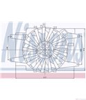 ПЕРКА ВЕНТИЛАТОРНА ALFA ROMEO 147 (2001-) 1.6 16V T.S.ECO - NISSENS