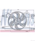 ПЕРКА ВЕНТИЛАТОРНА ALFA ROMEO 156 (1997-) 1.9 JTD - NISSENS