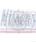 ПЕРКА ВЕНТИЛАТОРНА ALFA ROMEO 147 (2001-) 1.6 16V T.S. - NISSENS