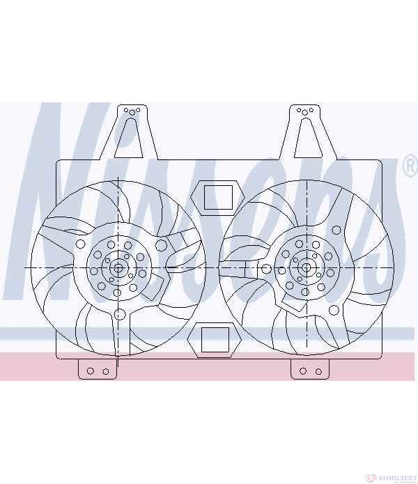 ПЕРКА ВЕНТИЛАТОРНА ALFA ROMEO GTV (1994-) 3.2 V6 24V - NISSENS