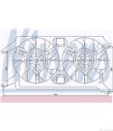 ПЕРКА ВЕНТИЛАТОРНА ALFA ROMEO 156 (1997-) 2.4 JTD - NISSENS
