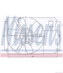 ПЕРКА ВЕНТИЛАТОРНА PEUGEOT BOXER (1994-) 2.8 D - NISSENS