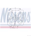 ПЕРКА ВЕНТИЛАТОРНА TOYOTA CARINA E SPORTSWAGON (1993-) 1.8 i - NISSENS