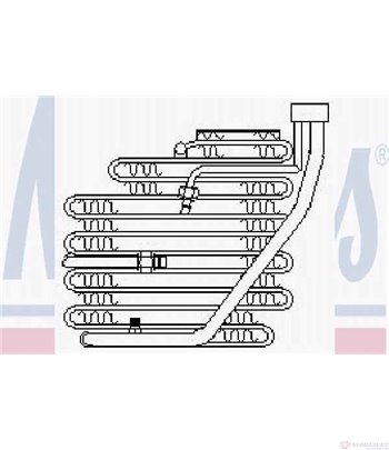 ИЗПАРИТЕЛ КЛИМАТИК MITSUBISHI COLT III (1986-) 1.3 12V - NISSENS