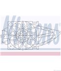 ПЕРКА ВЕНТИЛАТОРНА FIAT PANDA (2003-) 1.4 Bi-Power - NISSENS