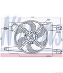 ПЕРКА ВЕНТИЛАТОРНА LANCIA LYBRA SW (1999-) 2.0 20V - NISSENS