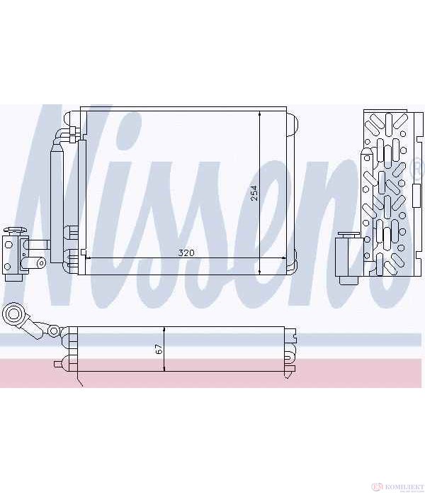 ИЗПАРИТЕЛ КЛИМАТИК RENAULT TRUCKS MAGNUM (1990-) AE 520.26 - NISSENS