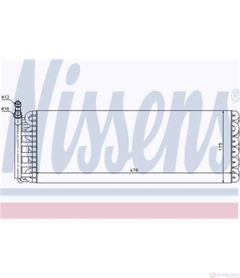 ИЗПАРИТЕЛ КЛИМАТИК IVECO STRALIS (2002-) AS 190S45 - NISSENS