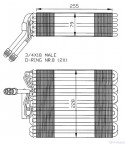 ИЗПАРИТЕЛ КЛИМАТИК VOLKSWAGEN PASSAT VARIANT (1988-) 1.8 - NRF