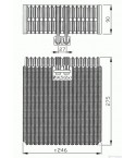 ИЗПАРИТЕЛ КЛИМАТИК AUDI A6 (1997-) 2.0 - NRF