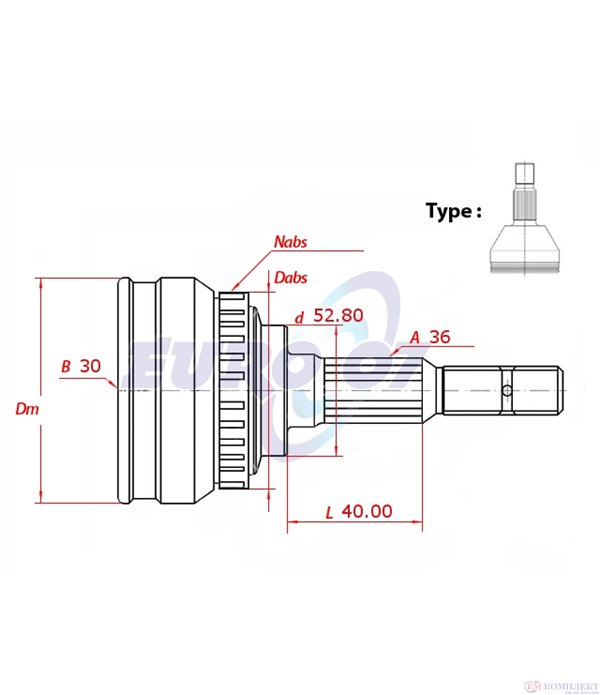 КАРЕ ПОЛУОС ВЪНШНО КОМПЛЕКТ VOLKSWAGEN BORA COMBI (1999-) 2.3 V5 4motion - METELLI