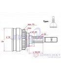 КАРЕ ПОЛУОС ВЪНШНО С ABS КОМПЛЕКТ NISSAN INTERSTAR (2002-) dCi 80 - METELLI