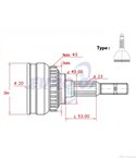 КАРЕ ПОЛУОС ВЪНШНО С ABS КОМПЛЕКТ VAUXHALL AGILA MK I (2000-) 1.0 12V - METELLI