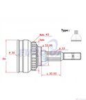 КАРЕ ПОЛУОС ВЪНШНО С ABS КОМПЛЕКТ VOLKSWAGEN PASSAT (2000-) 2.3 V5 - METELLI