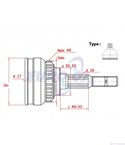 КАРЕ ПОЛУОС ВЪНШНО С ABS КОМПЛЕКТ VOLVO V70 II COMBI (2000-) 2.5 TDI - METELLI