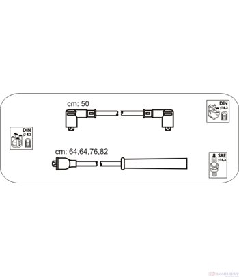 КАБЕЛИ СВЕЩИ OPEL OLYMPIA A COUPE (1967-) 1.0 - JANMOR