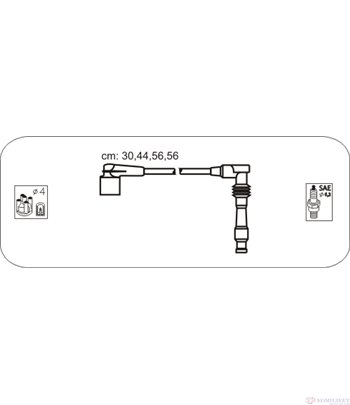 КАБЕЛИ СВЕЩИ OPEL ASTRA F HATCHBACK (1991-) 1.4 i - JANMOR