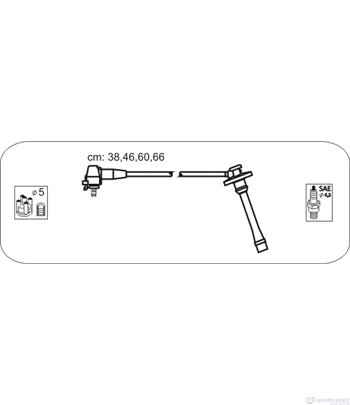 КАБЕЛИ СВЕЩИ TOYOTA CARINA E (1992-) 1.6 - JANMOR