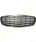 РЕШЕТКА ПРЕДНА ПЛАСТИЧНА ХРОМ К-Т MERCEDES S CLASS W221 (2005-)