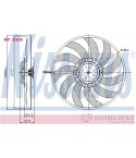 ПЕРКА ВЕНТИЛАТОРНА AUDI A6 ALLROAD (2006-) 3.0 TFSI quattro - NISSENS