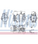 КОМПРЕСОР КЛИМАТИК AUDI A3 (2003-) 1.6 TDI - NISSENS