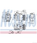 КОМПРЕСОР КЛИМАТИК BMW 3 SERIES E46 COUPE (1999-) 330 Ci - NISSENS
