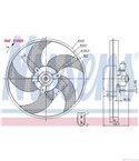 ПЕРКА ВЕНТИЛАТОРНА CITROEN XSARA COUPE (1998-) 1.4 i - NISSENS
