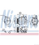 КОМПРЕСОР КЛИМАТИК MERCEDES C CLASS T-MODEL S203 (2001-) C 180 - NISSENS