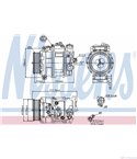 КОМПРЕСОР КЛИМАТИК MERCEDES E CLASS T-MODEL S211 (2003-) E 280 T CDI - NISSENS