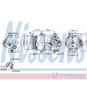 КОМПРЕСОР КЛИМАТИК MERCEDES A CLASS W169 (2004-) A 180 - NISSENS