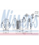 КОМПРЕСОР КЛИМАТИК OPEL MERIVA (2003-) 1.4 16V Twinport LPG - NISSENS