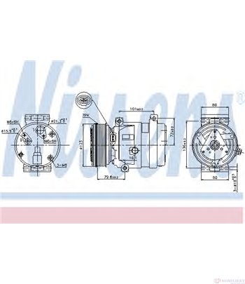 КОМПРЕСОР КЛИМАТИК RENAULT MEGANE II (2002-) 2.0 dCi - NISSENS