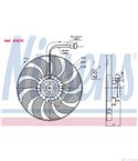 ПЕРКА ВЕНТИЛАТОРНА VOLKSWAGEN TRANSPORTER IV (1990-) 2.4 D Syncro - NISSENS