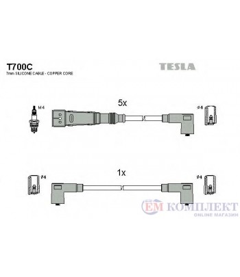 КАБЕЛИ СВЕЩИ AUDI 200 (1983-) 2.1 Turbo quattro - TESLA