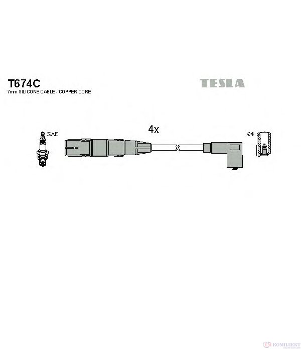 КАБЕЛИ СВЕЩИ AUDI A4 AVANT (1995-) 1.6 - TESLA
