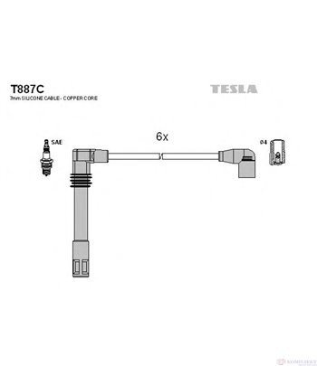 КАБЕЛИ СВЕЩИ AUDI A4 AVANT (1995-) 2.4 - TESLA