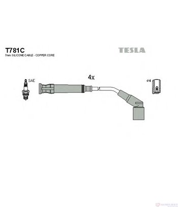 КАБЕЛИ СВЕЩИ BMW 3 SERIES E36 COUPE (1992-) 316 i - TESLA