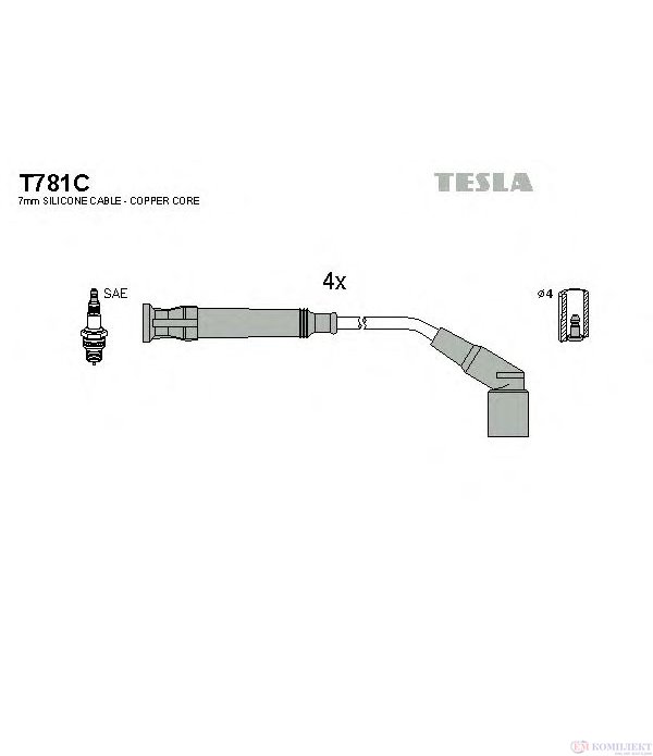КАБЕЛИ СВЕЩИ BMW 3 SERIES E36 COMPACT (1994-) 316 i - TESLA