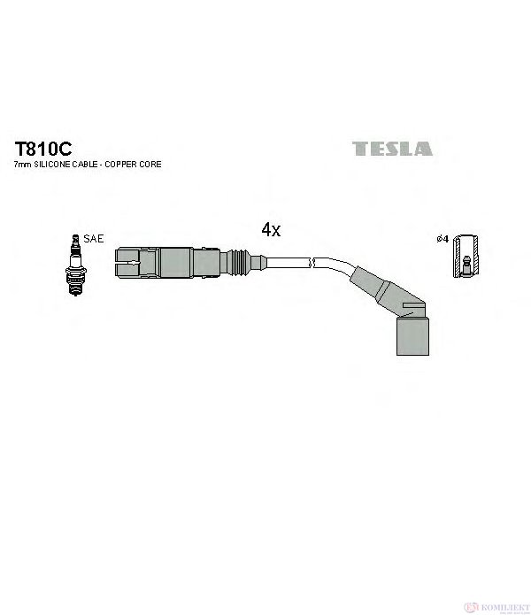 КАБЕЛИ СВЕЩИ BMW 5 SERIES E34 (1987-) 518 i - TESLA