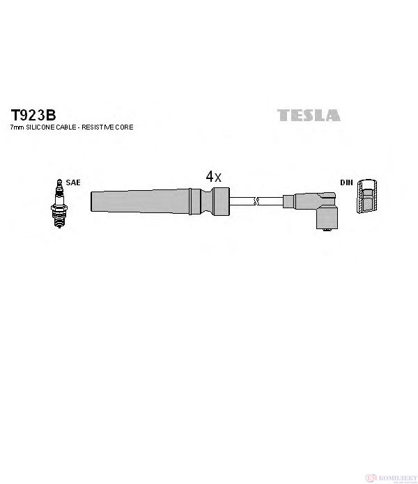 КАБЕЛИ СВЕЩИ CHEVROLET NUBIRA SEDAN (2005-) 1.4 - TESLA