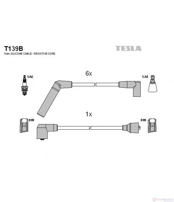 КАБЕЛИ СВЕЩИ CHRYSLER VOYAGER I (1984-) 3.3 i - TESLA